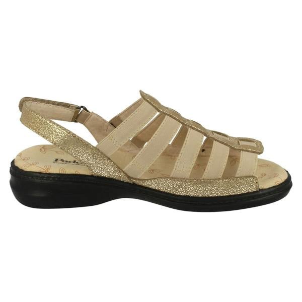 Padders Ladies Padders Wide Fit Strappy Sandals Lesley
