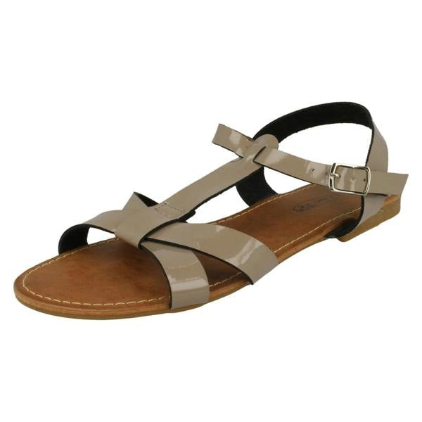 Savannah Ladies Savannah X Stap T Bar Sandal