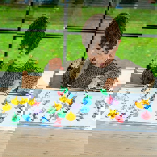 tickit Translucent Colour Spinners - Pack of 36