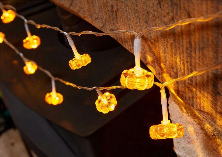 Pumpkin String Lights  Set of 20