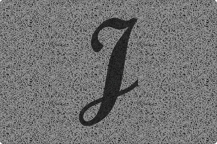Nicoman Personalised Monogrammed Initial Letter Doormat 60 x 40cm