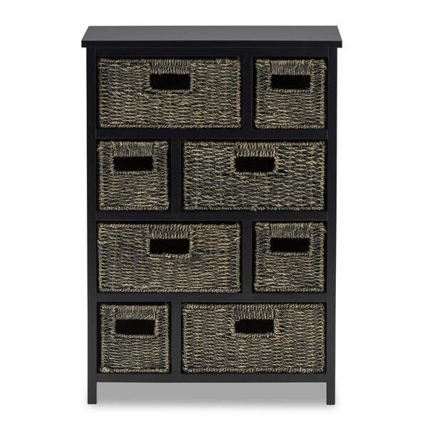 Statement Furniture Tetbury 8 Drawer Storage Unit with Baskets Assembled
