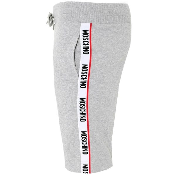 Moschino Branded Tape Legs Grey Shorts XS