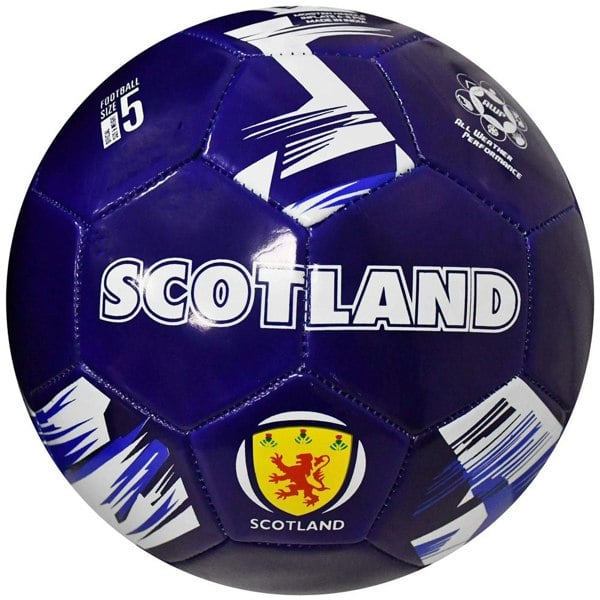 Size 5 SCOTLAND Football - All Weather 32 Panel 2mm PVC - Garden Park School