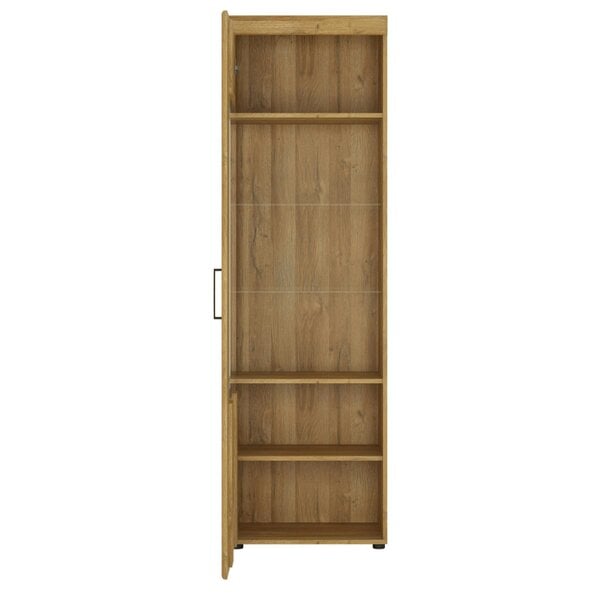 Wyld Haus Cortina Tall Glazed Display Cabinet (LH) in Grandson Oak