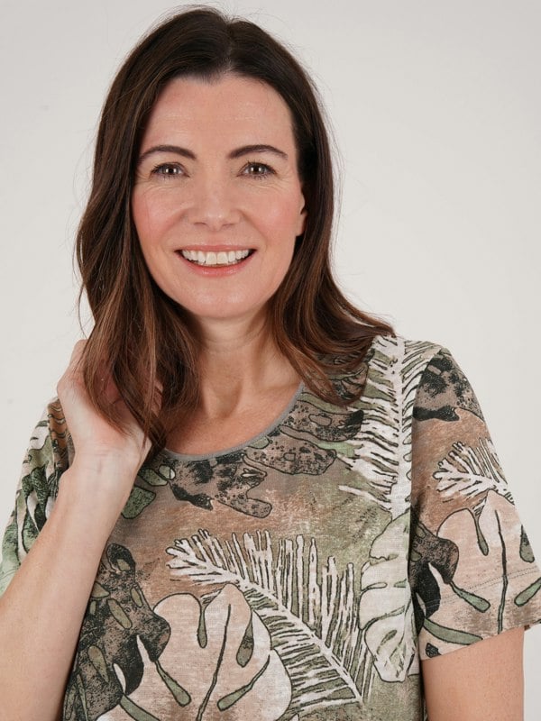 TIGI-Wear Jungle All-over Print Top