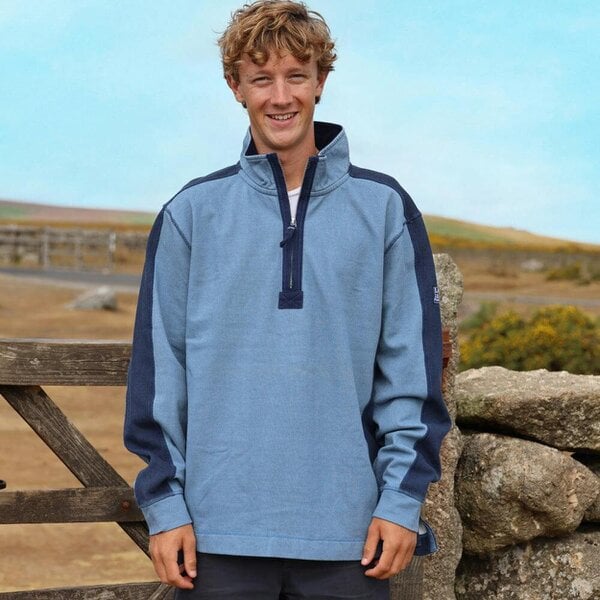 Lazy Jacks LJ705 - Pique Panel Sweatshirt - Airforce