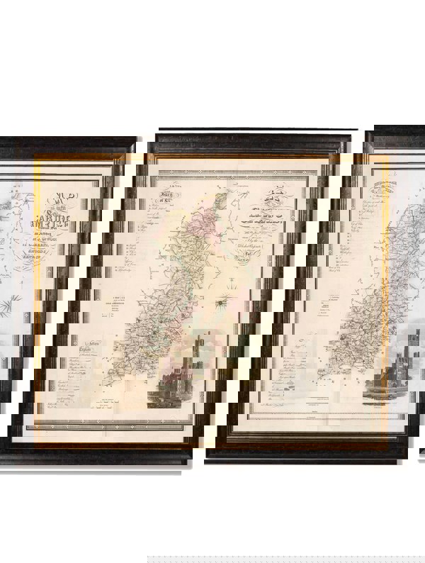 Exceptional Art c.1830 County Maps of England