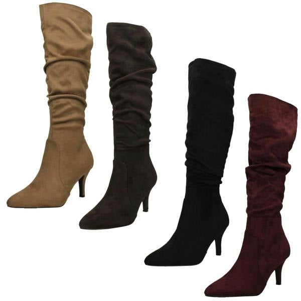 Spot On Ladies Spot On Knee High Boots F51243