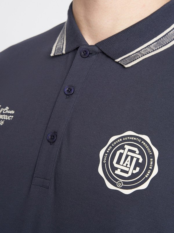 Duck and Cover Keyaan Polo - Navy