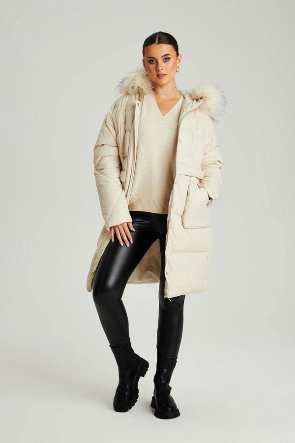 Urban Bliss Stone Stockholme Padded Puffer Jacket