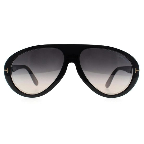 Tom Ford Sunglasses Camillo FT0988 01B Shiny Black Gradient Smoke