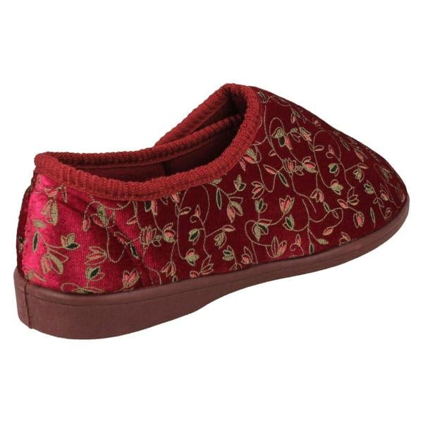 Spot On Ladies Spot On Hook & Loop Fastening Slippers LVSW