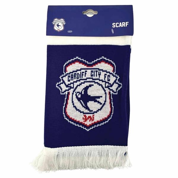 Cardiff City FC Bar Scarf, Clothing Accessories, Sports, Gift