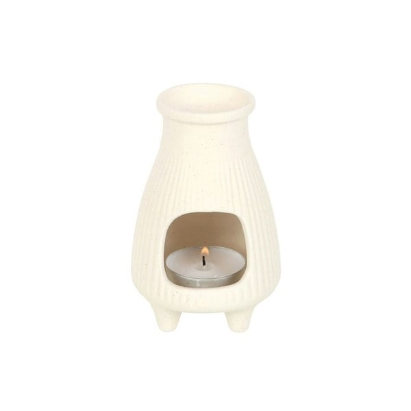 Serano Cream Ribbed Palo Santo Brick Burner