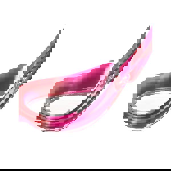 Pink and purple gradient Speedo Hyper Flyer Junior swim goggles with clear silicone lenses