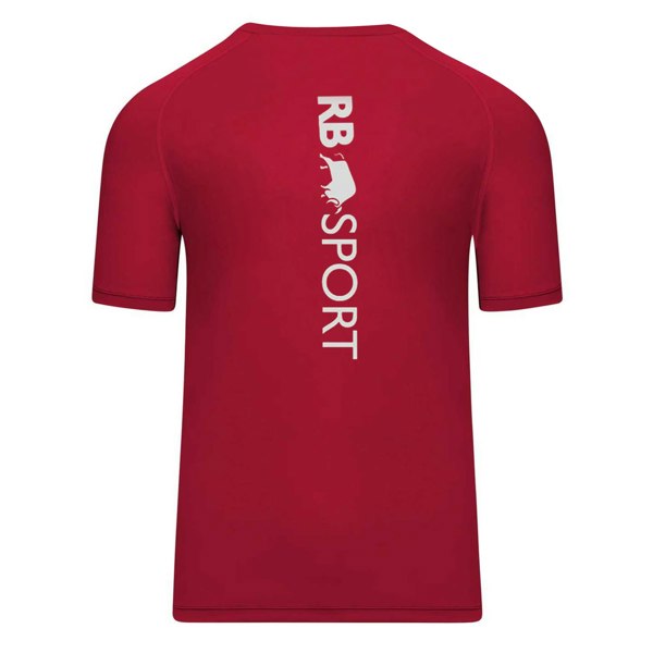 Raging Bull Mens Back Print Performance T-Shirt - Red