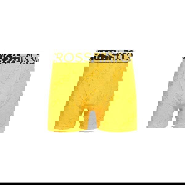 Crosshatch Mens Typan Boxer Shorts (Pack of 3) - Yellow - 