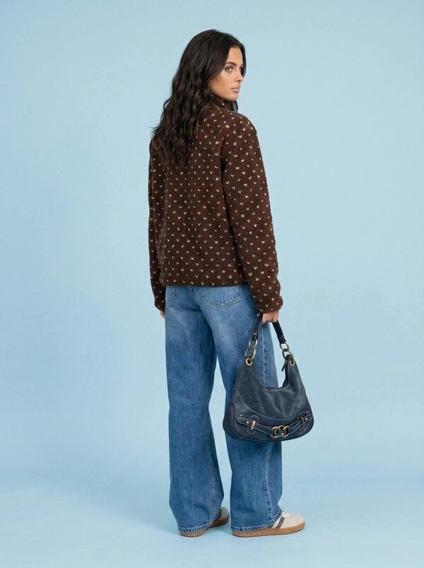 Urban Bliss Spot Quarter Fleece Jacket