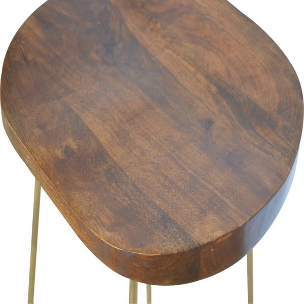 Artisan Furniture Gold Iron Bar Stool