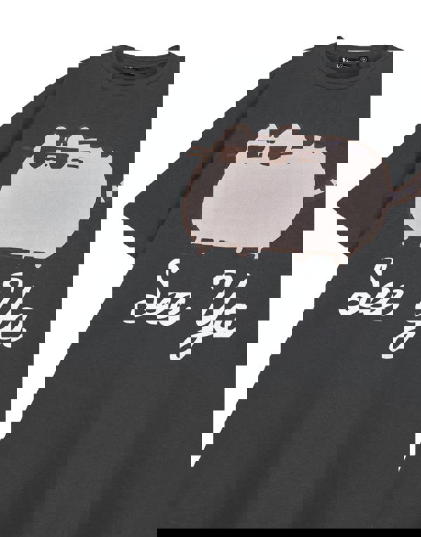 Pusheen Unisex Grey See Ya Short Sleeved T-Shirt