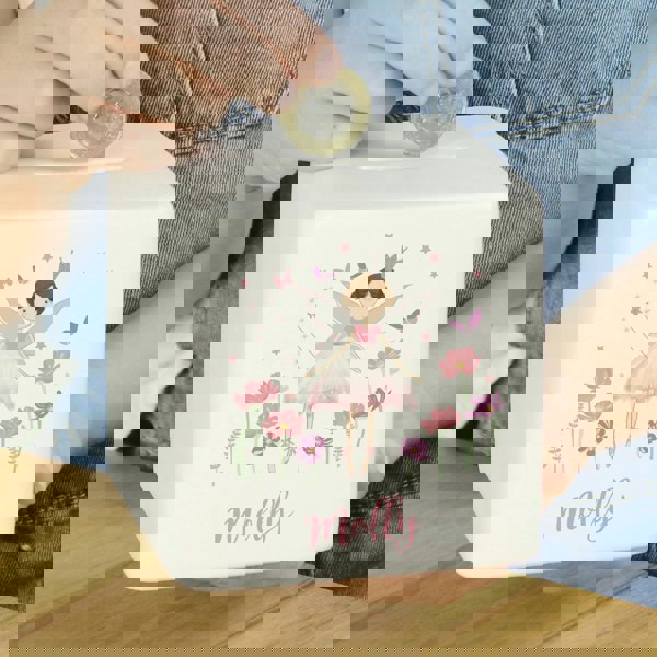 Personalised Memento Company Personalised Fairy Princess Ceramic Money Box
