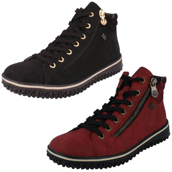 Rieker Ladies Rieker-Tex Double Zip Ankle Boots Z4263