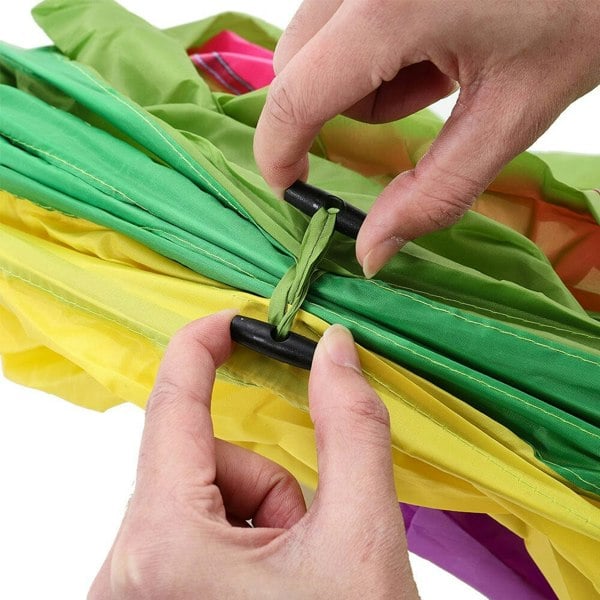 6FT Caterpillar Crawl Play Tunnel Pop-up for Kids Multicoloured Living and Home