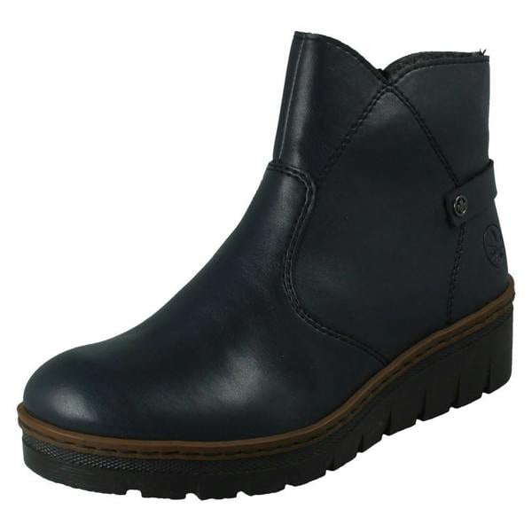 Rieker Ladies Rieker Fleece Lined Ankle Boots X9164