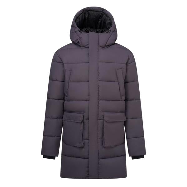 Regatta Mens Marek Longline Hybrid Jacket - Iron/Black - 