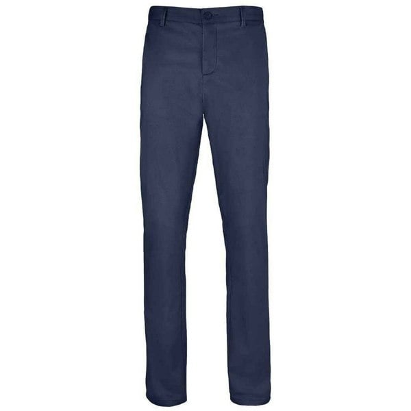 SOLS Mens Jared Stretch Slim Suit Trousers - French Navy