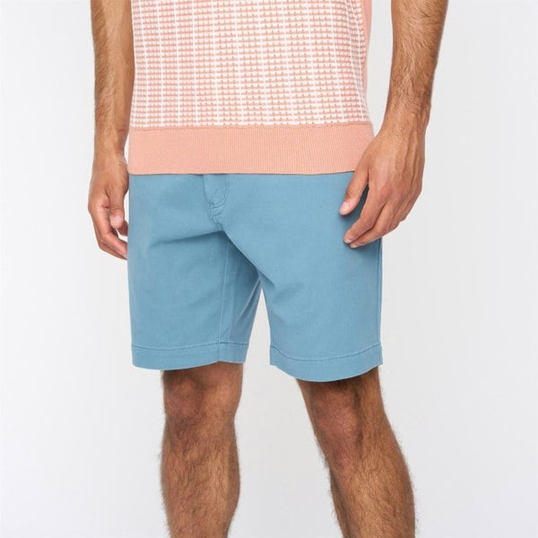 Gabicci G54V01 Mens Washed Stretch Twill Shorts Gabicci Classic - AQUA