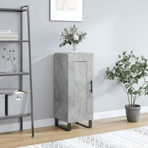 Berkfield Sideboard Concrete Grey 34.5x34x90 cm Engineered Wood