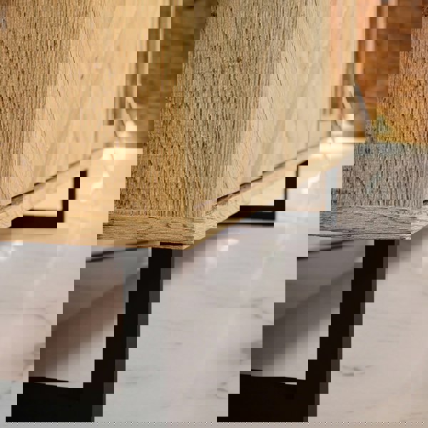 Furniture To Go Nikomedes TV Unit  in Spica Oak/Matt Black/Bartex Oak