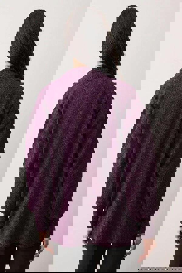 WOVCOR Bouclé Soft Fabric Knit Cardigan