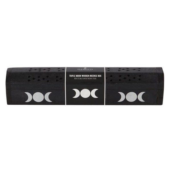 Serano Triple Moon Wooden Sage Incense Box Set