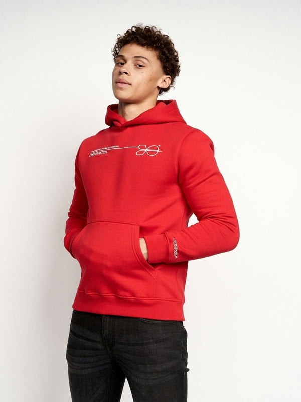 Crosshatch Karver Hoodie 2pk Red/Black