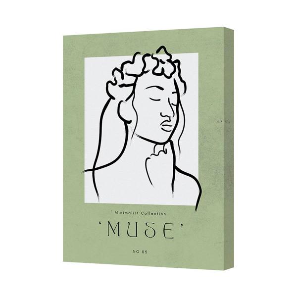 Benjamin Tate Design Muse Minimalist Canvas Print No 05 From Minimalist Collection