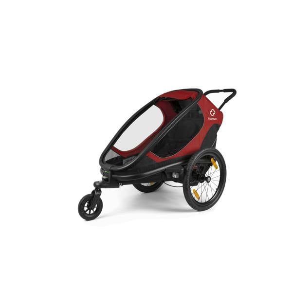 Hamax Outback One Child Bike Trailer - Red/Black