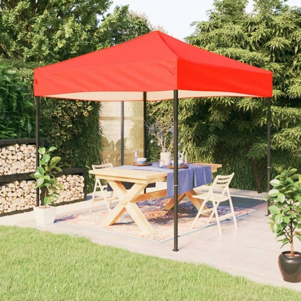 Berkfield Folding Party Tent Red 2x2 m