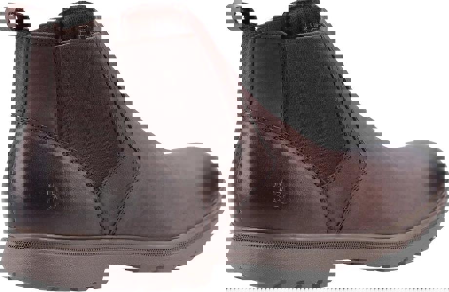 Hush Puppies Tyrone Mens Leather Smart Casual Dealer Chelsea Boots