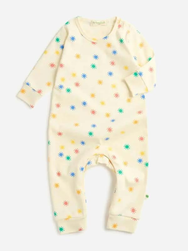 The Bonnie Mob Dreamy - Rainbow Sunshine Organic Baby Playsuit