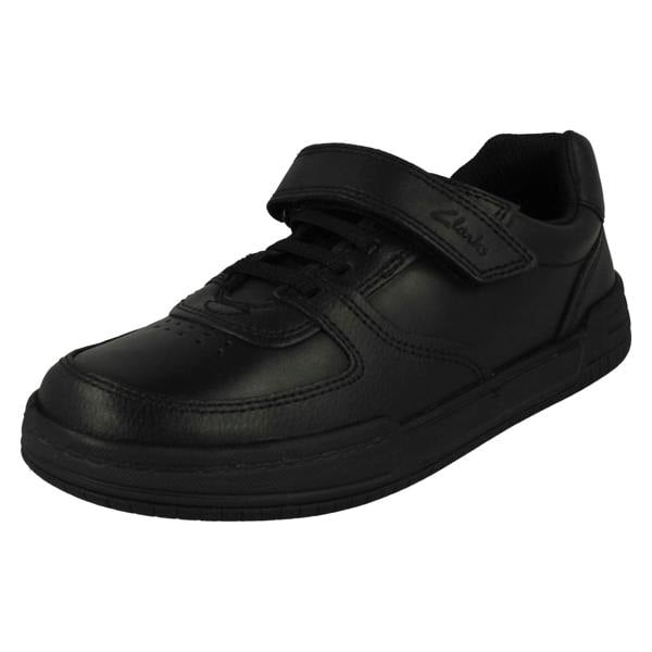 Clarks Boys Clarks Relaxed Style Mud Guard Detailed School Shoes Fawn Lay