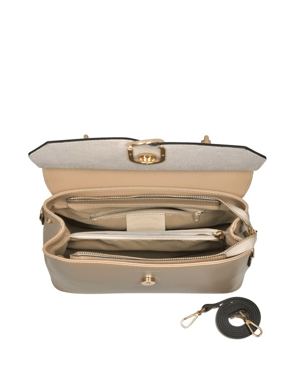 Le Parmentier Thais Satchel Bag - Nude