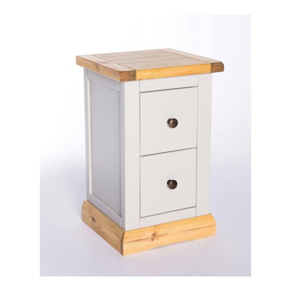 Cabinet Bits Bomporto 2 Drawer Petite Bedside Table
