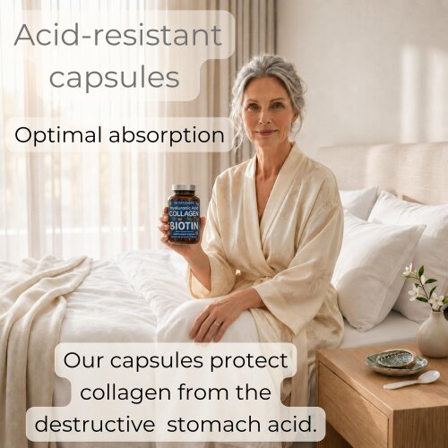 Dietapplements Marine Collagen, Hyaluronic Acid, Biotin, Vitamins, Minerals & Superfood - 35 Ingredients