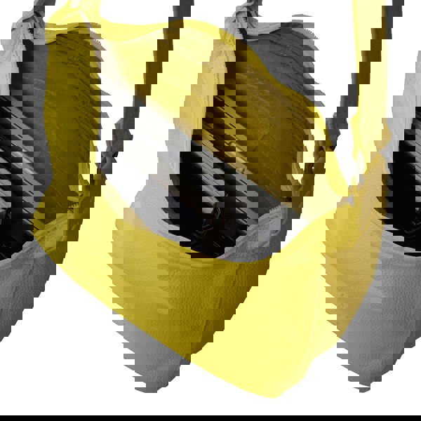 Assots London 'BIANCA' Illuminating Yellow Pebble Grain Leather Slouchy Hobo Bag