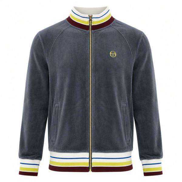 Sergio Tacchini Sartori Velour Track Top Jacket Turbulence