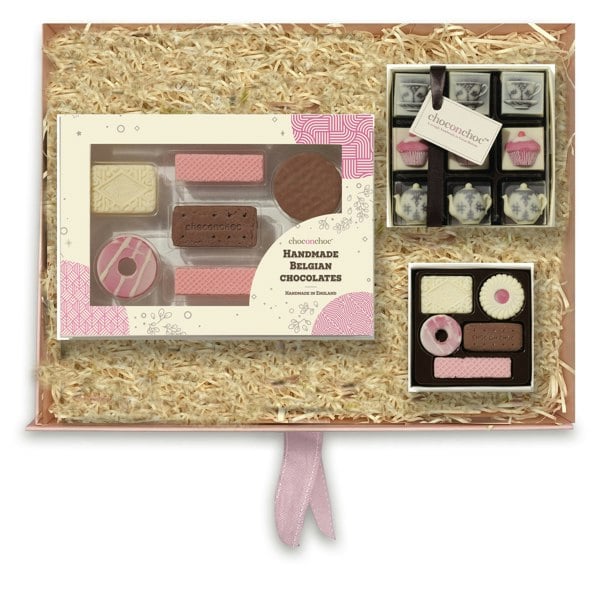 CHOC ON CHOC Chocolate Tea & Biscuit Hamper