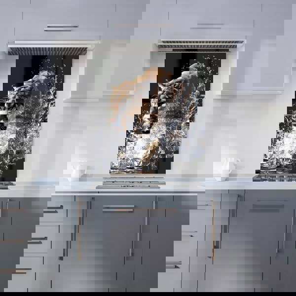 Warren Reed - Designer Puma's Determined Splash Kitchen Splashback